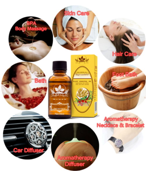 Ginger Oil Therapy Massage Plant Essential Oil - Virello