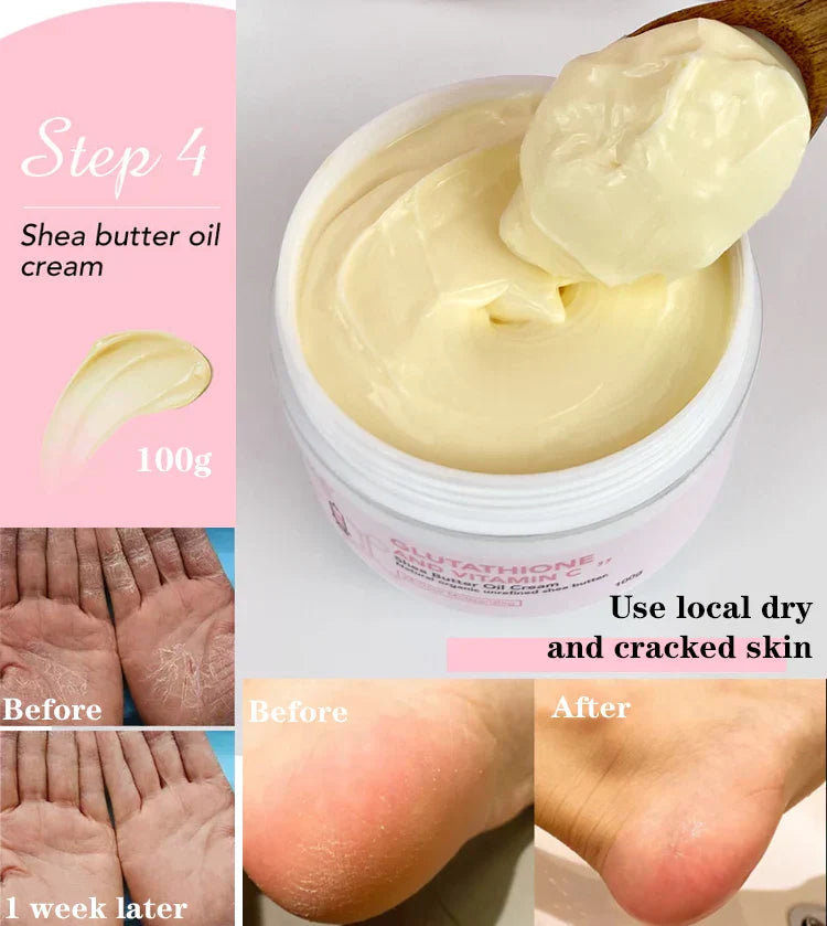 NNEOBA Whitening Black Spots Corrector, Body Skin Care Lotion, With Glutathion, Shea Butter, Collagen, Moisturizing Body Cream