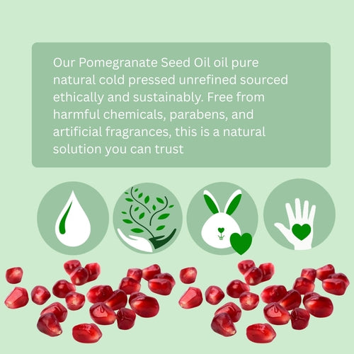 Pomegranate Oil (organic, cold pressed, unrefined) - Virello