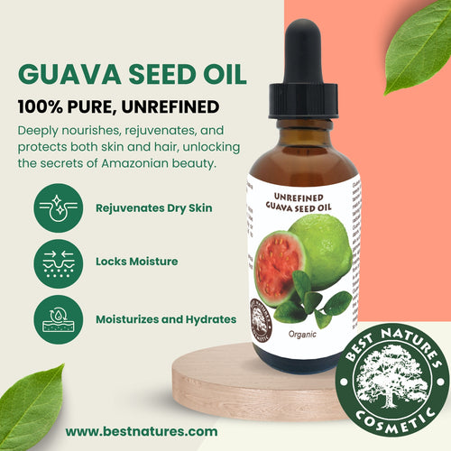 Guava Seed Oil (organic, cold pressed, unrefined) - Virello