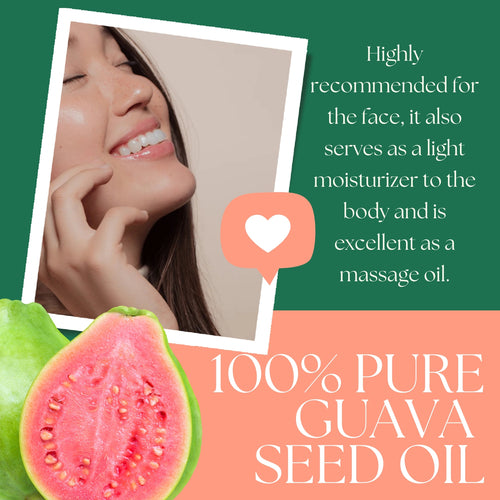 Guava Seed Oil (organic, cold pressed, unrefined) - Virello